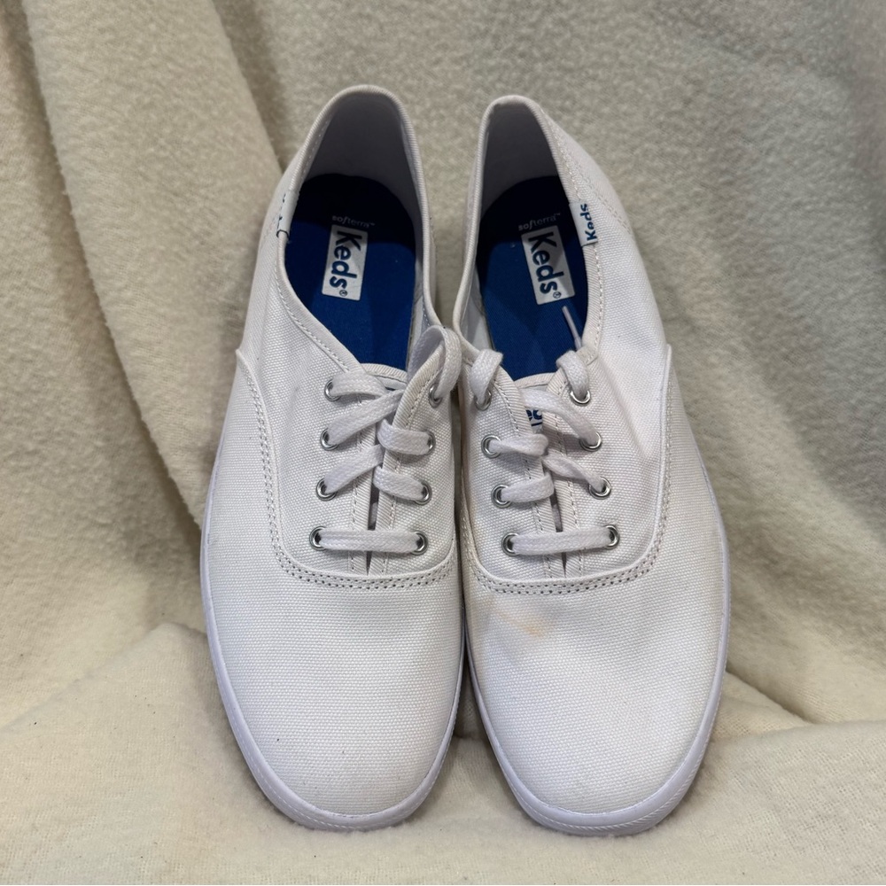 Keds Classic White Lace-Up Sneakers